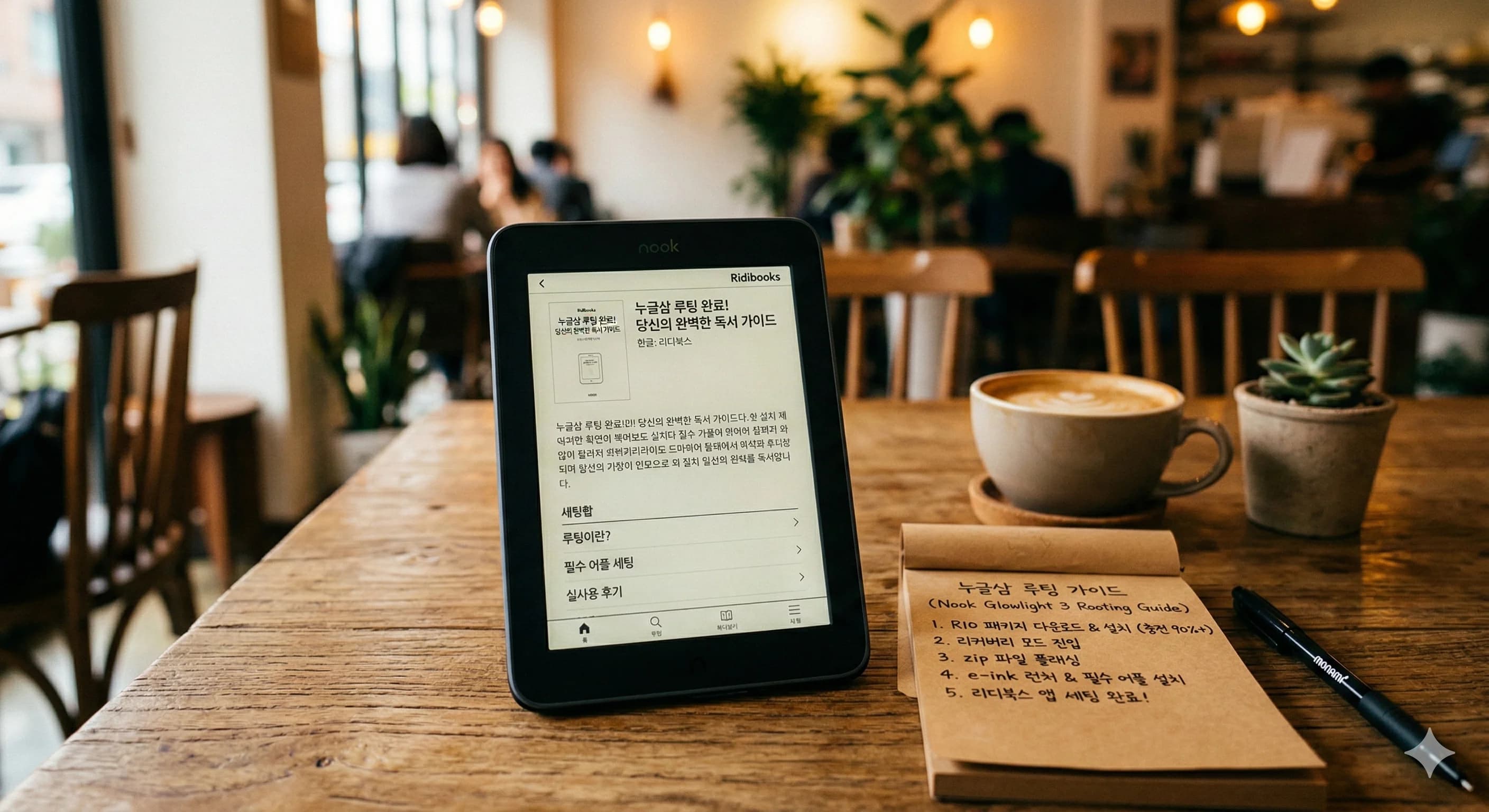 Nook Glowlight 3(누글삼) 루팅 가이드: 리페프 소프트웨어로 국내 이북 정복하기